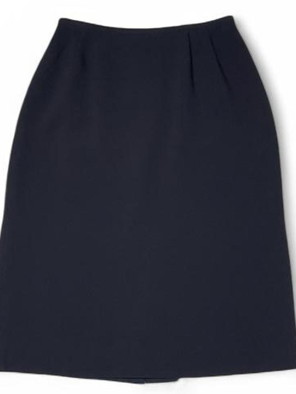 VINTAGE Albert Nipon Silk Black Straight Pencil Skirt Women’s Size 6 MINT EUC